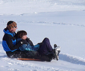 Fun in the snow at Granåsen